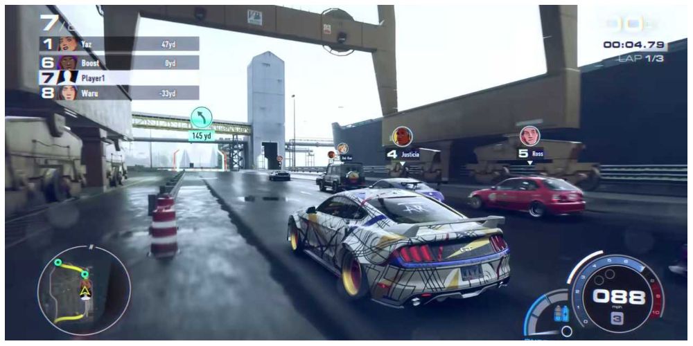 Racing in Need For Speed ​​Unbound