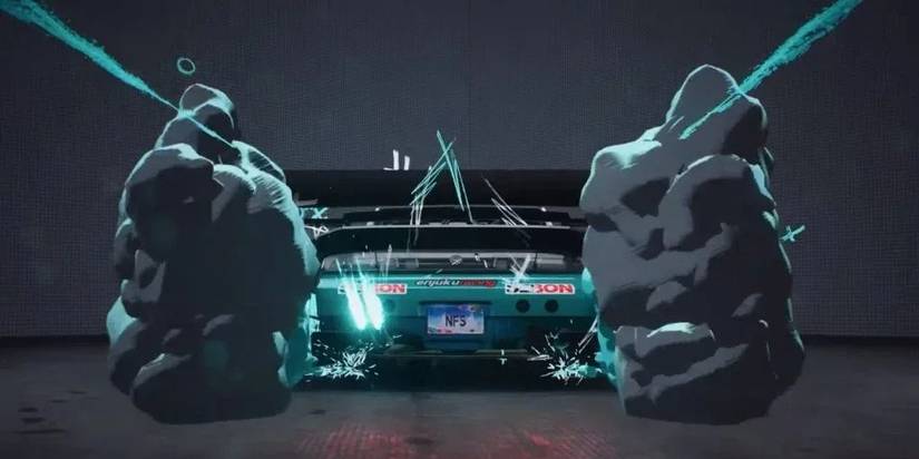 nfs unbound car using a burnout Cropped