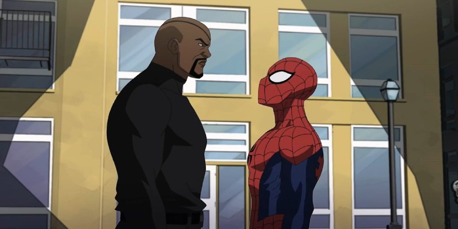 Nick Fury and Spider-Man