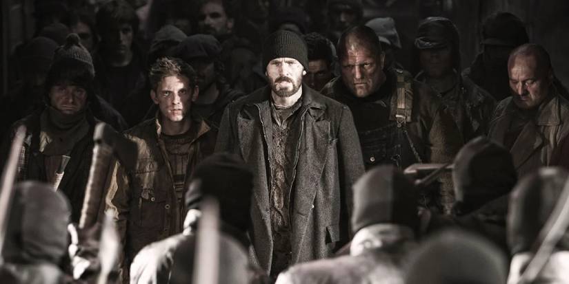 Chris Evans and more facing an army in Snowpiercer