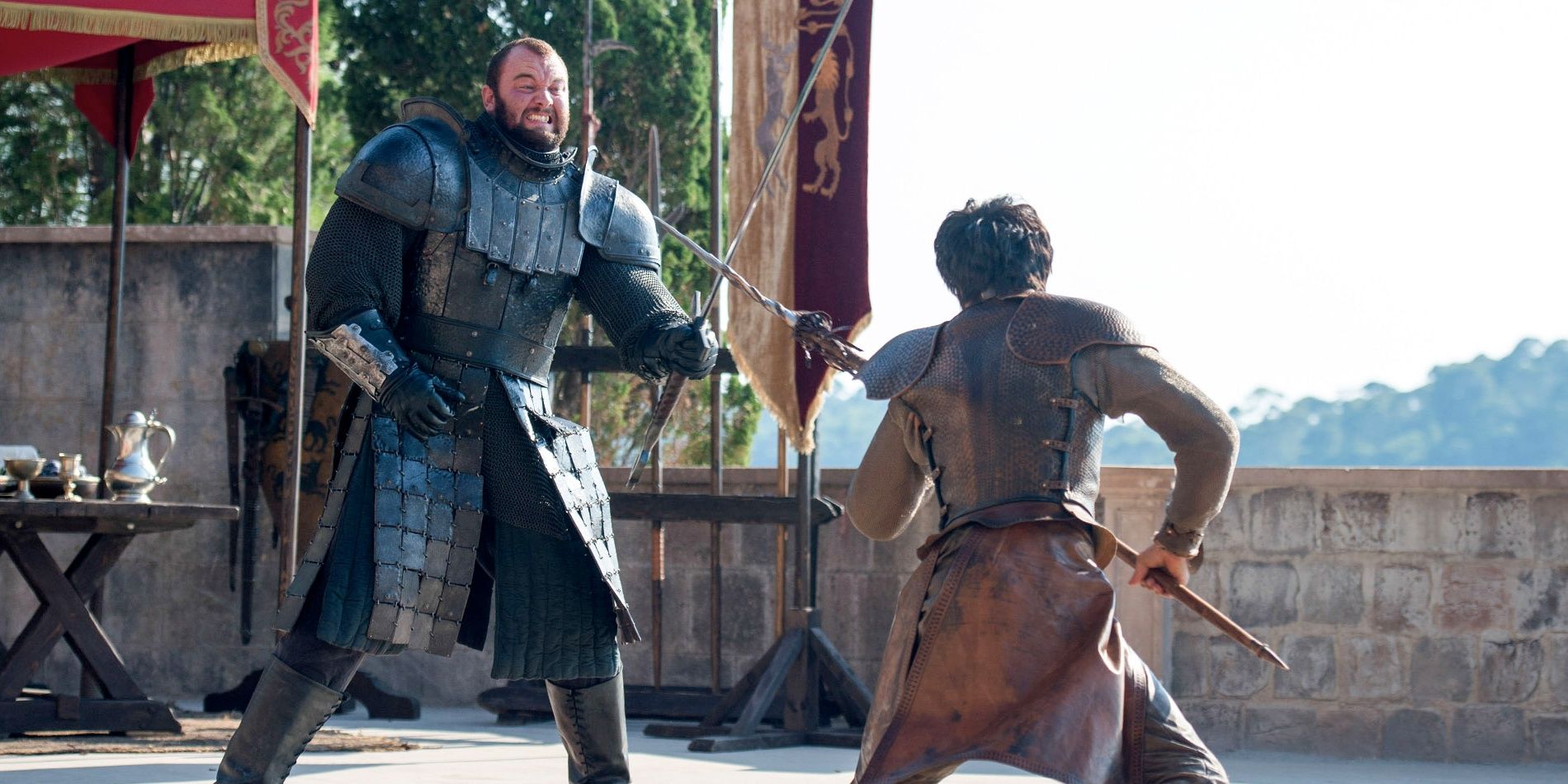 Game of Thrones, The Mountain and Oberyn Martell