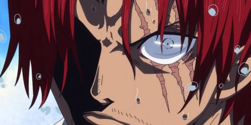One Piece - Close Up Of Shank's Scar From Fight With Blackbeard