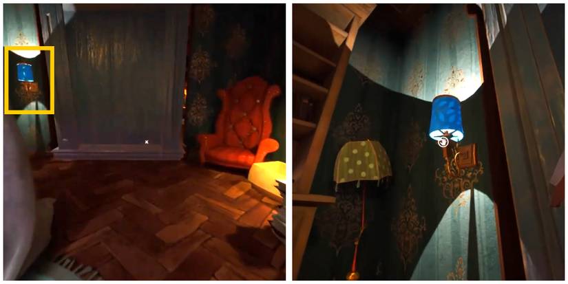 open the hidden passage between the bookroom and the neighbor bedroom in hello neighbor 2