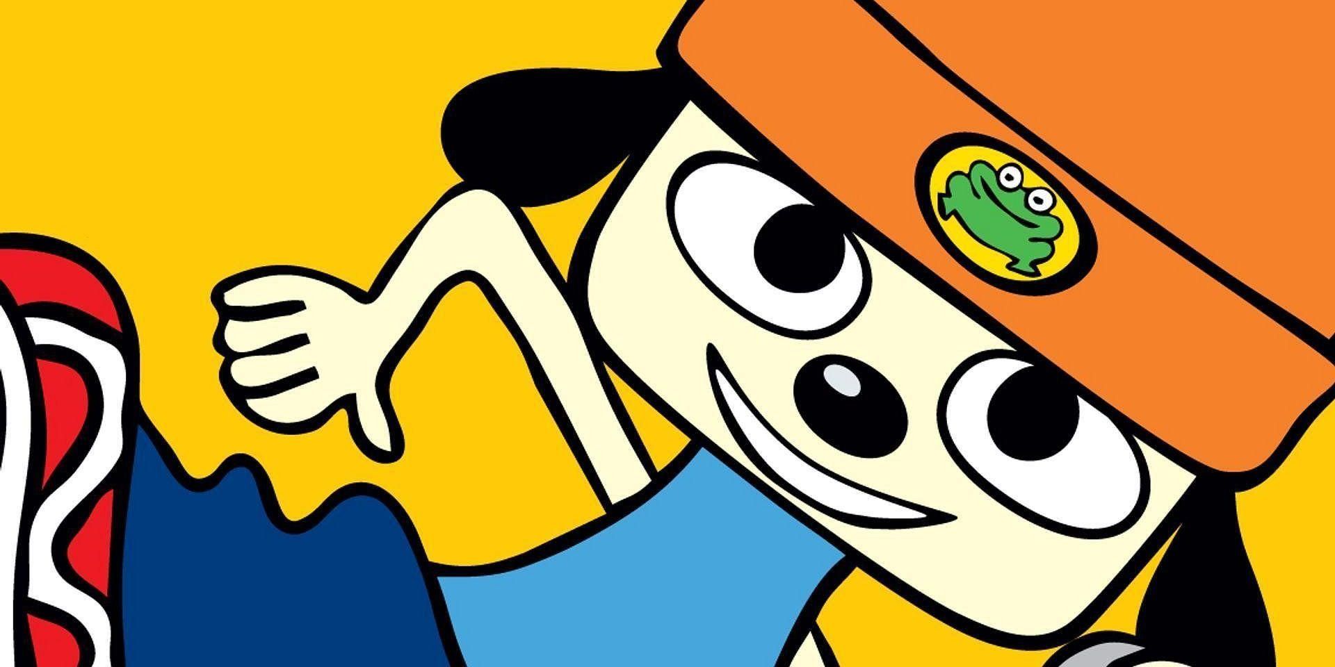 a picture of parappa the rapper from the game of the same name