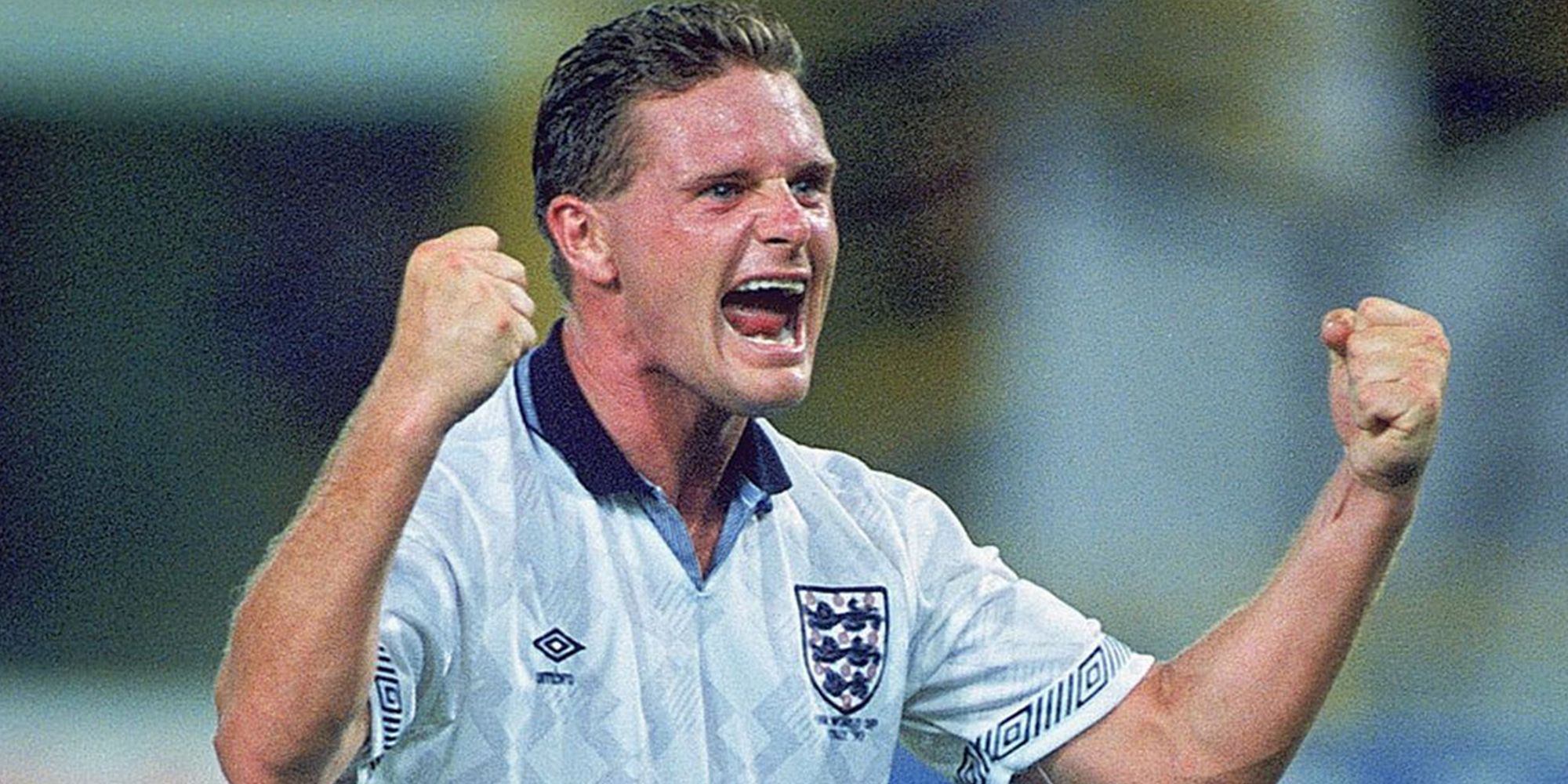 Paul Gascoigne Playing For England