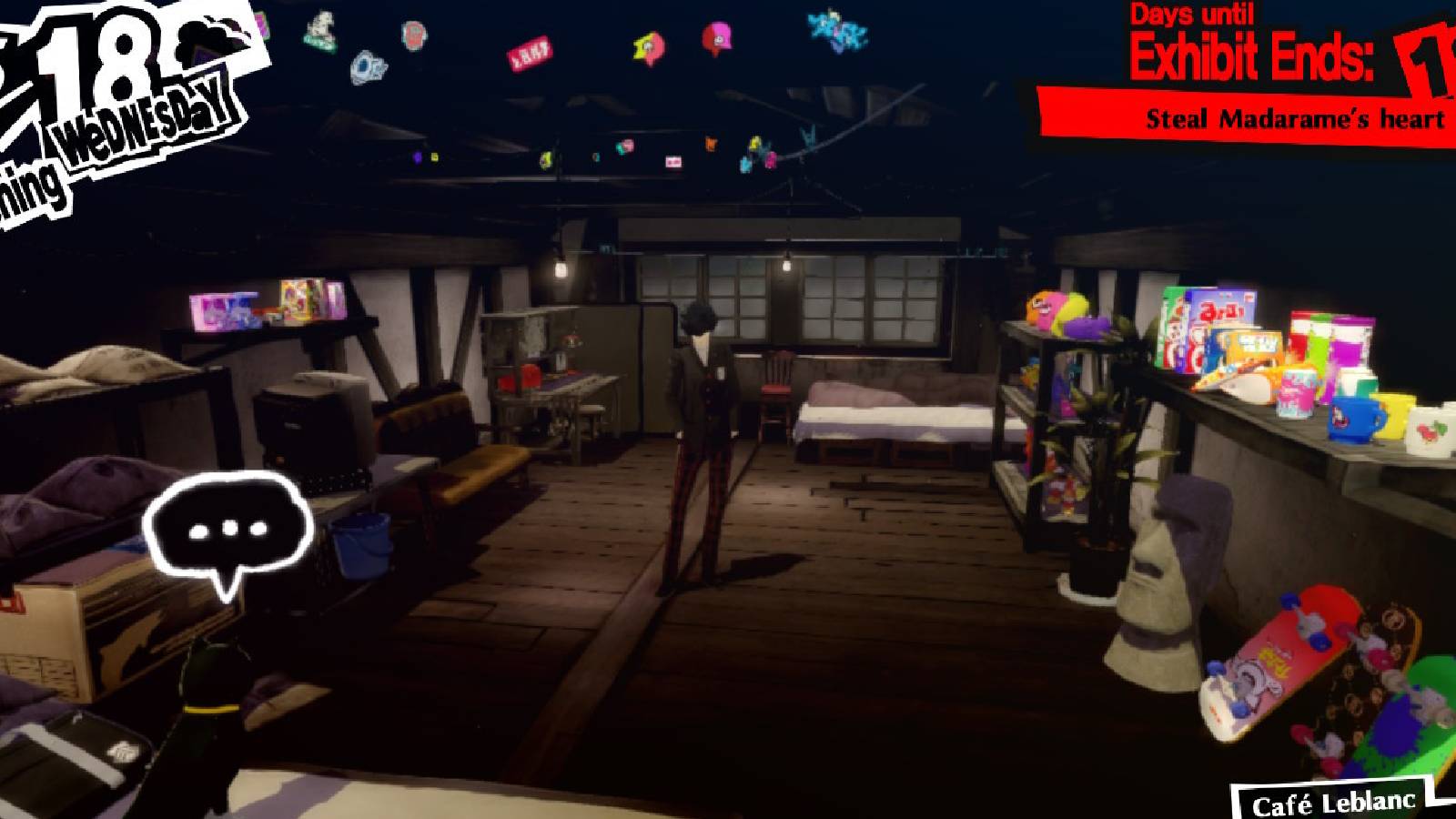 persona 5 bedroom