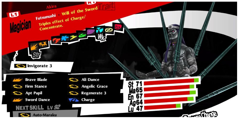 Futsunushi Persona in Persona 5 Royal