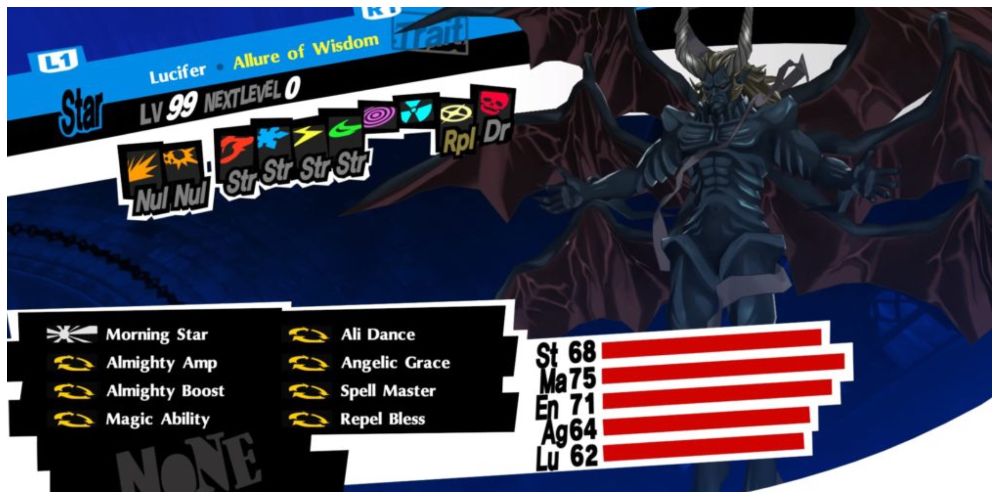 Lucifer in Persona 5 Royal