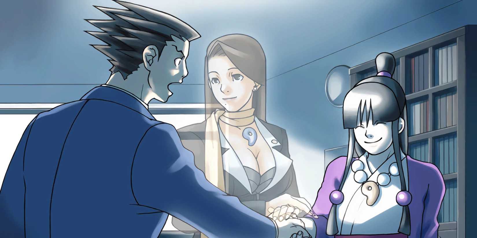 Phoenix Wright and Maya Fey