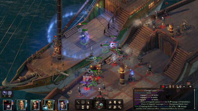 ship flanked enemies in poe2