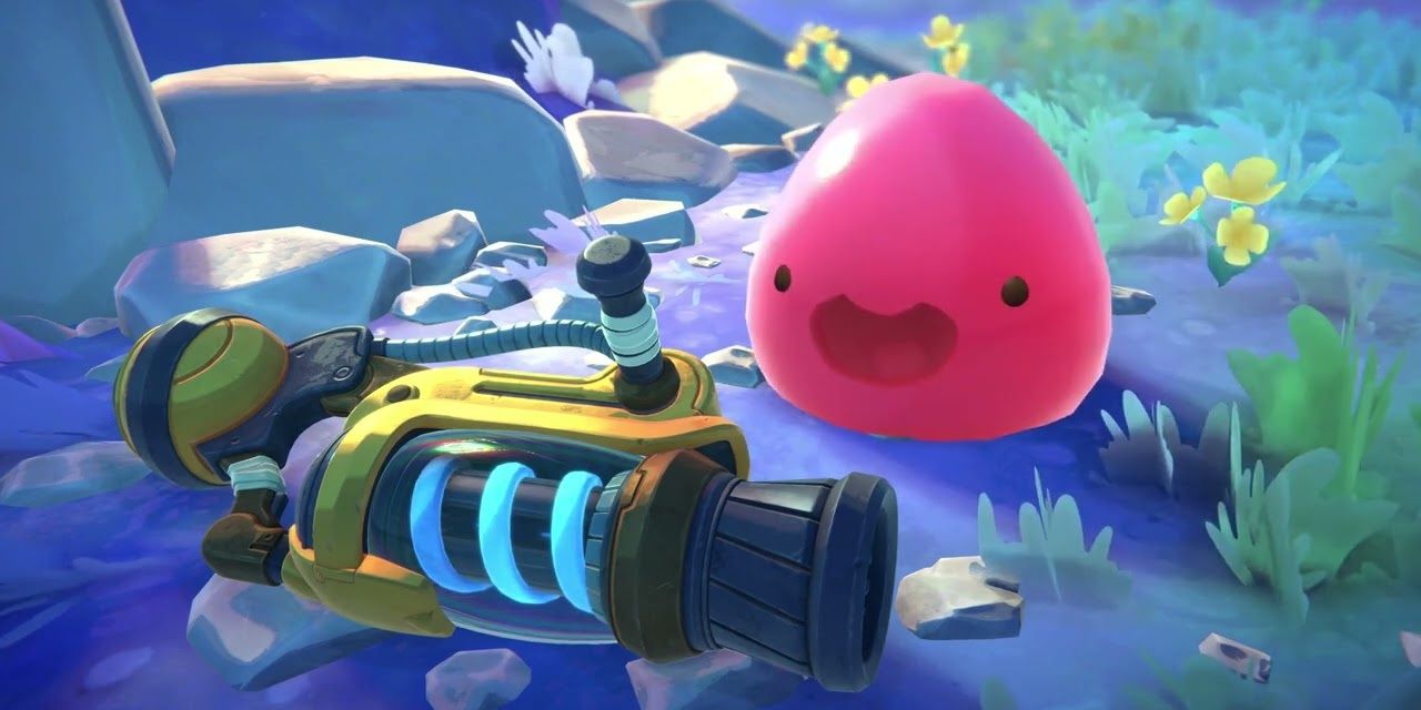 pink slime and vac slime rancher 2