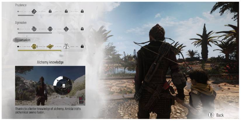 Alchemy Knowledge information screen in A Plague Tale: Requiem