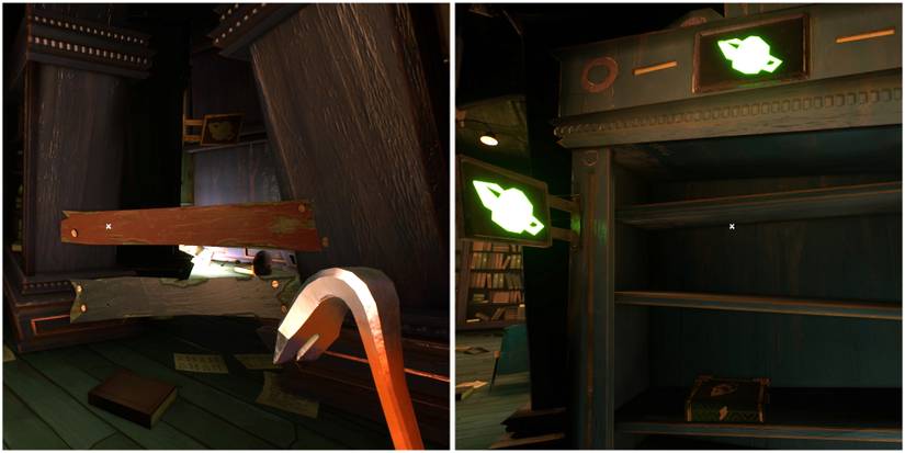 planet bookcase location in hello neighbor 2 late fees dlc