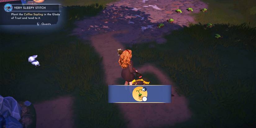 planting the coffee sapling in disney dreamlight valley
