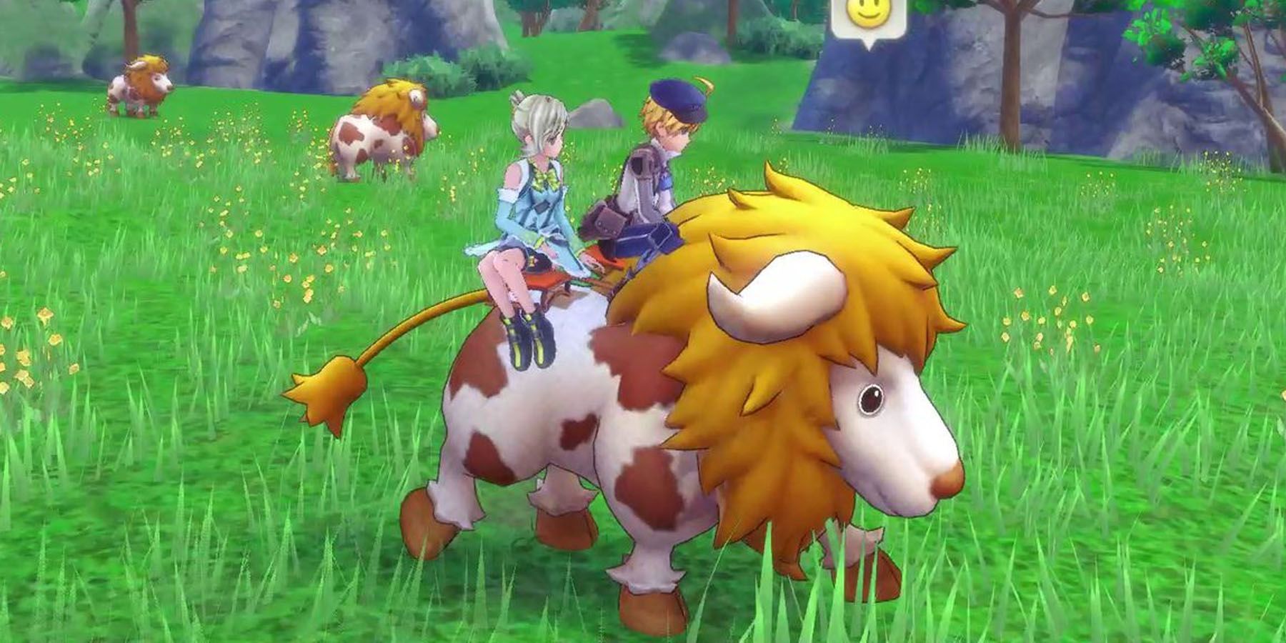 Players roaming their farm in Rune Factory 5