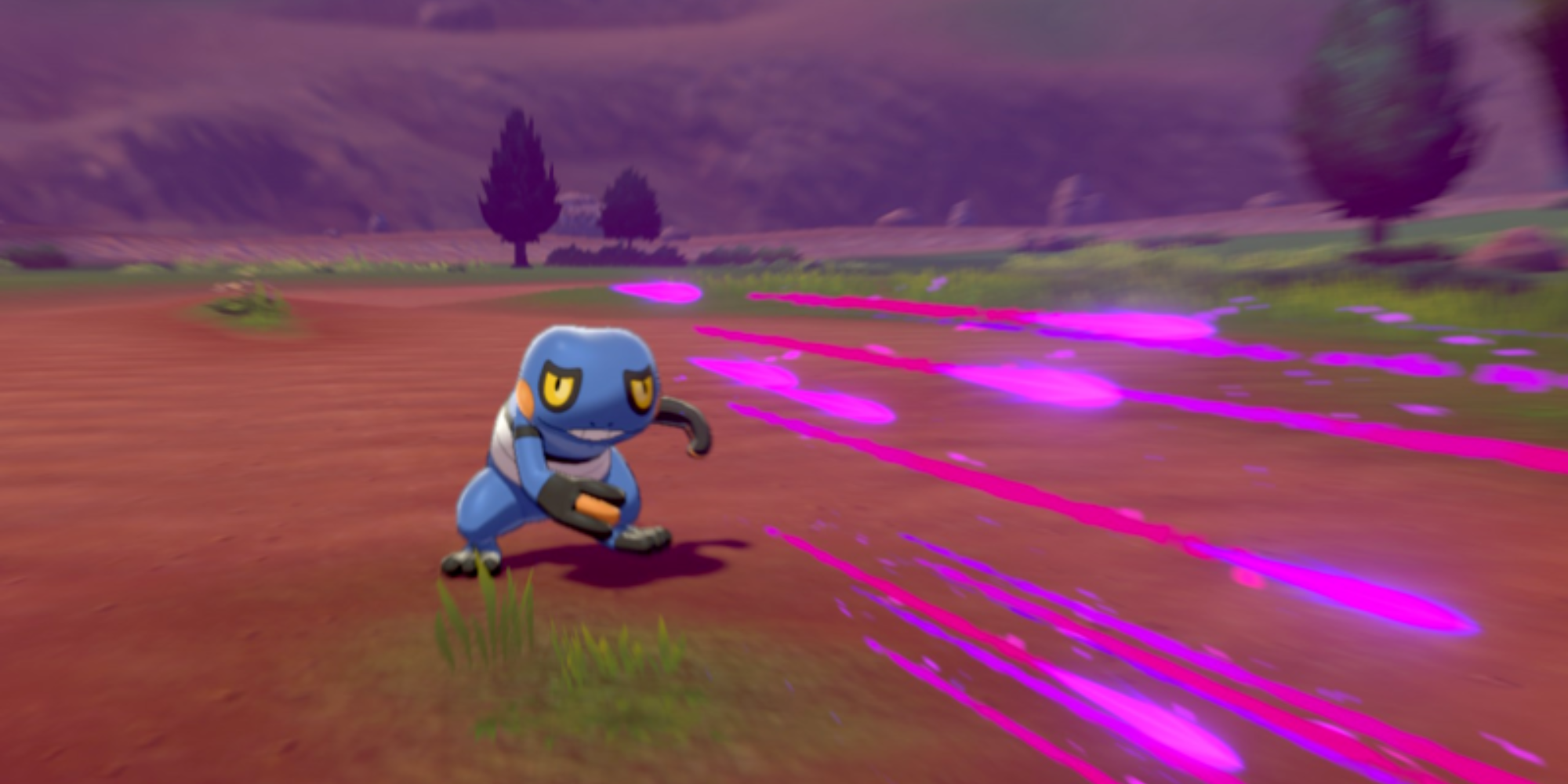 a croagunk using poison jab