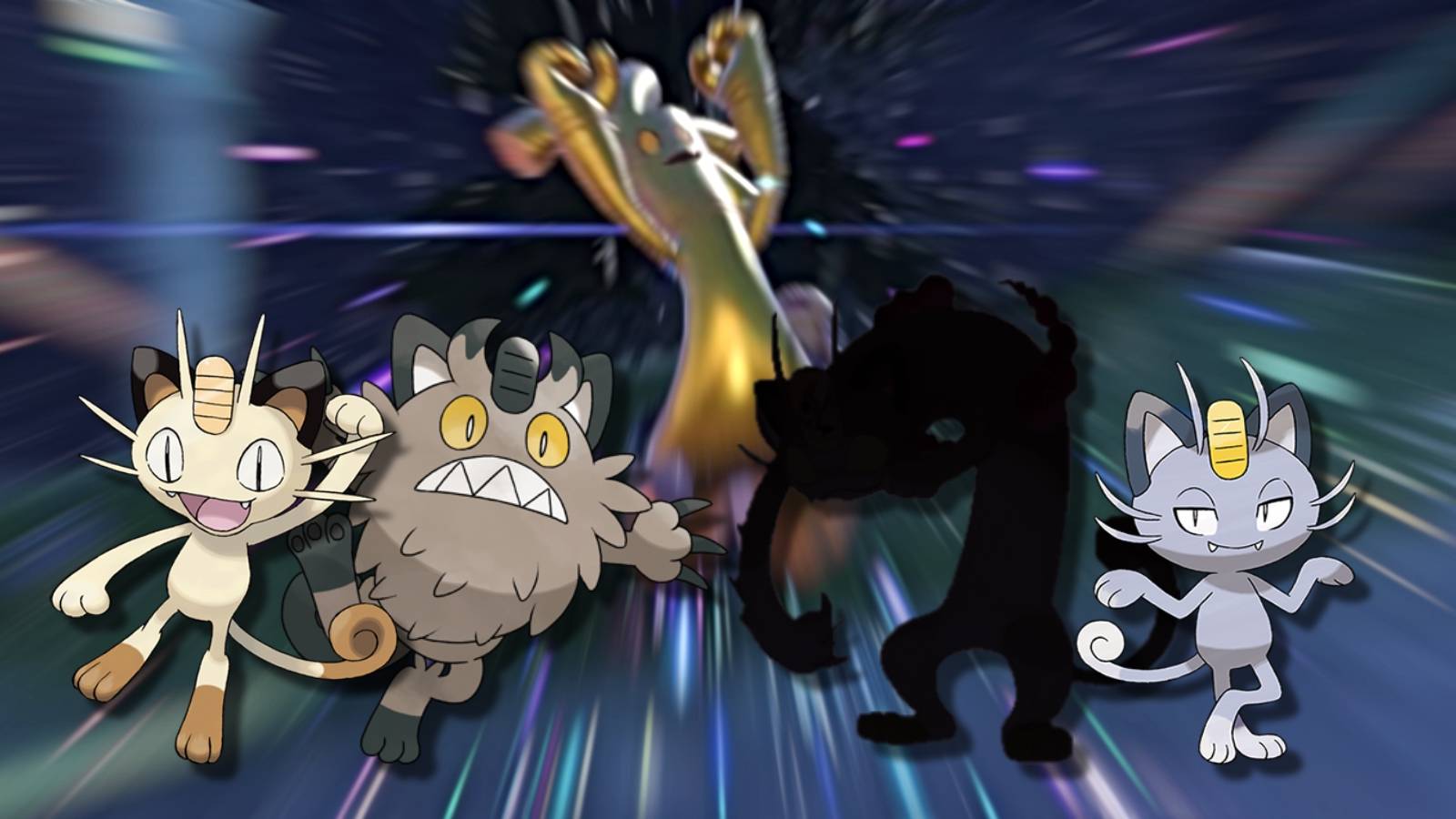 pokemon scarlet violet meowth regional form gimmighoul gholdengo coins pay day gather