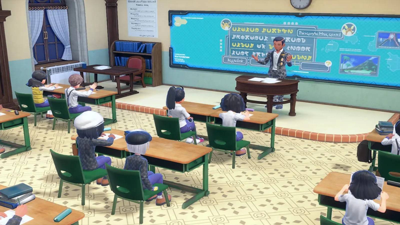 Pokemon Scarlet Violet Language Classroom