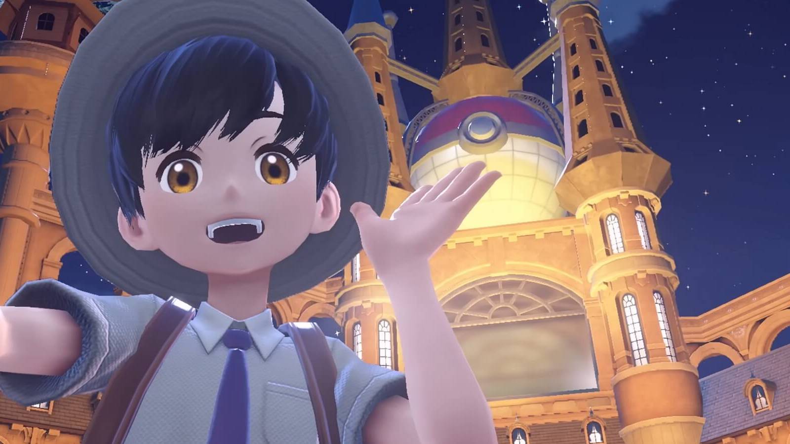 pokemon scarlet and violet overview trailer selfie camera