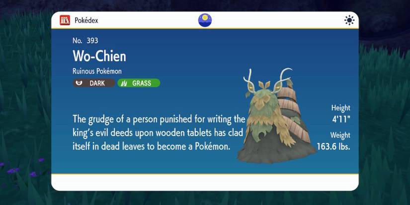 Pokemon Scarlet and Violet Wo-Chien