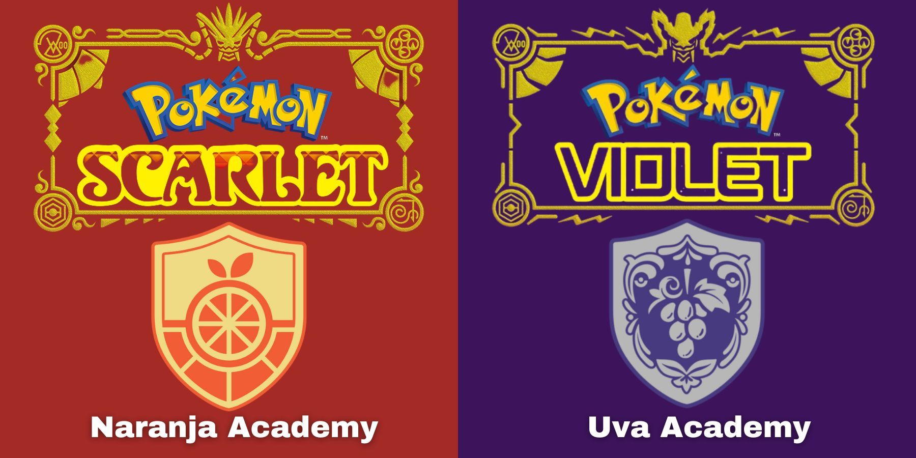 Pokemon Scarlet & Violet Naranja and Uva Academy 