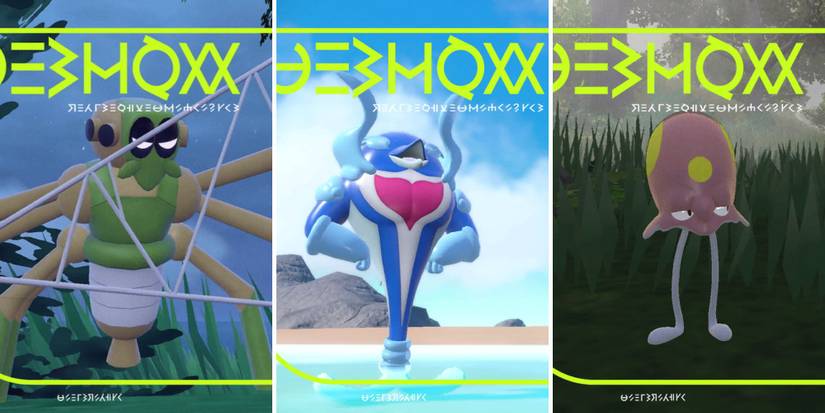 A grid of three pokemon from Pokemon Scarlet & Violet 