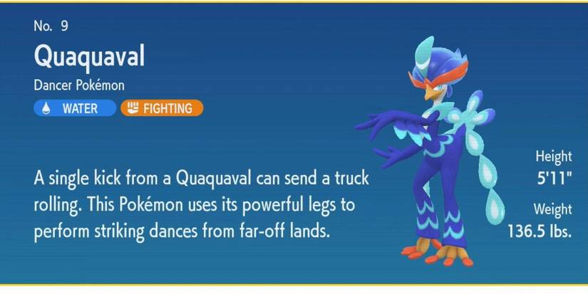 Pokemon Scarlet & Violet Quaquaval