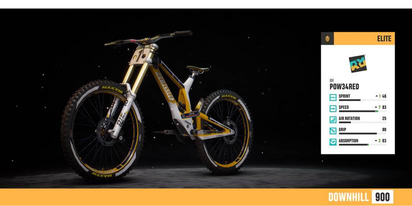 RR POW34RED Elite Bike Riders Republic mountain bike