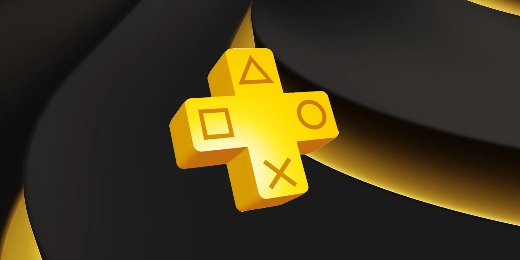 ps plus logo with black background