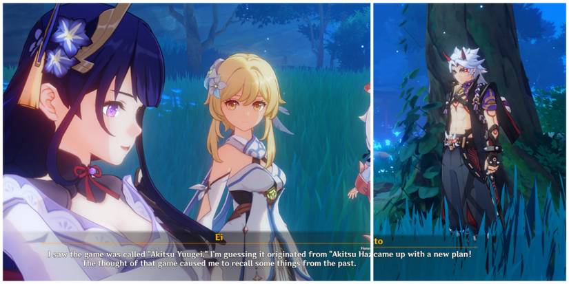 raiden shogun and arataki itto in genshin impact