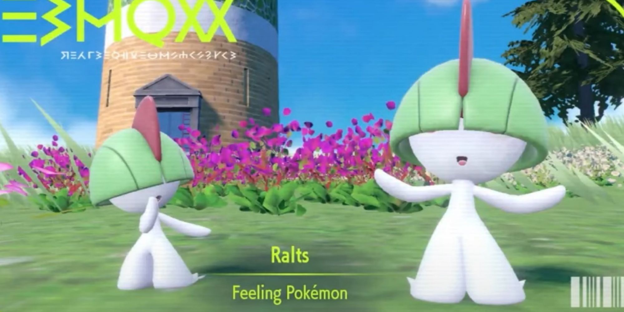 ralts pokedex entry in pokemon scarlet and violet