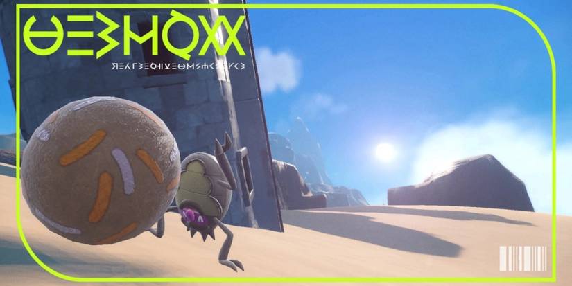 The pokedex cover for Rellor in Pokemon Scarlet and Violet