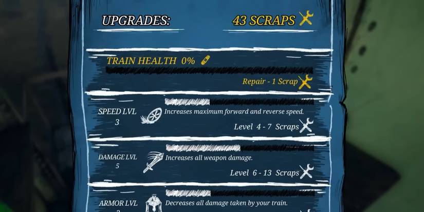 Choo-Choo Charles Repairing Train Health