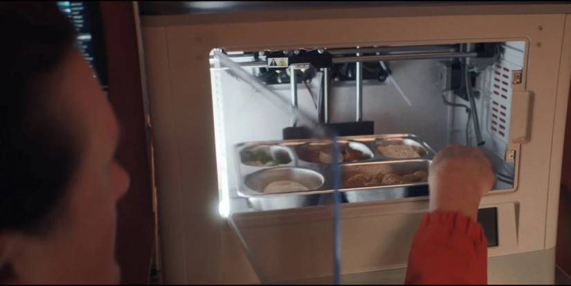 replicated food in Star Trek