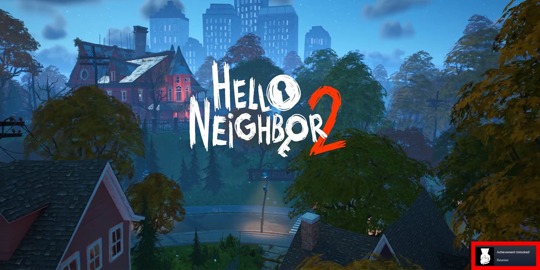 reunion achievement in hello neighbor 2