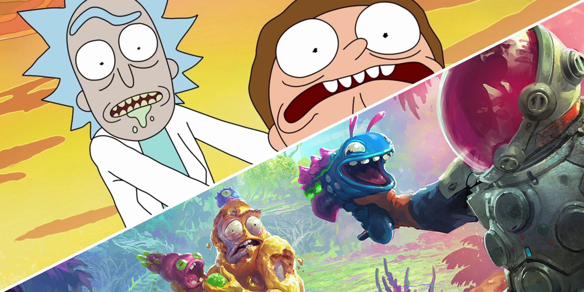 Rick and Morty split High on Life video game 
