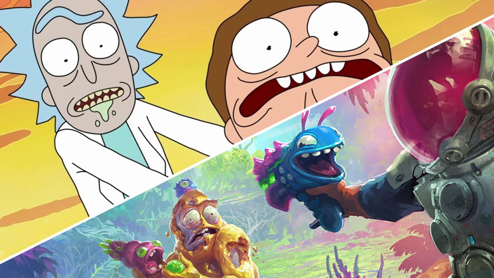 Rick and Morty split High on Life video game 