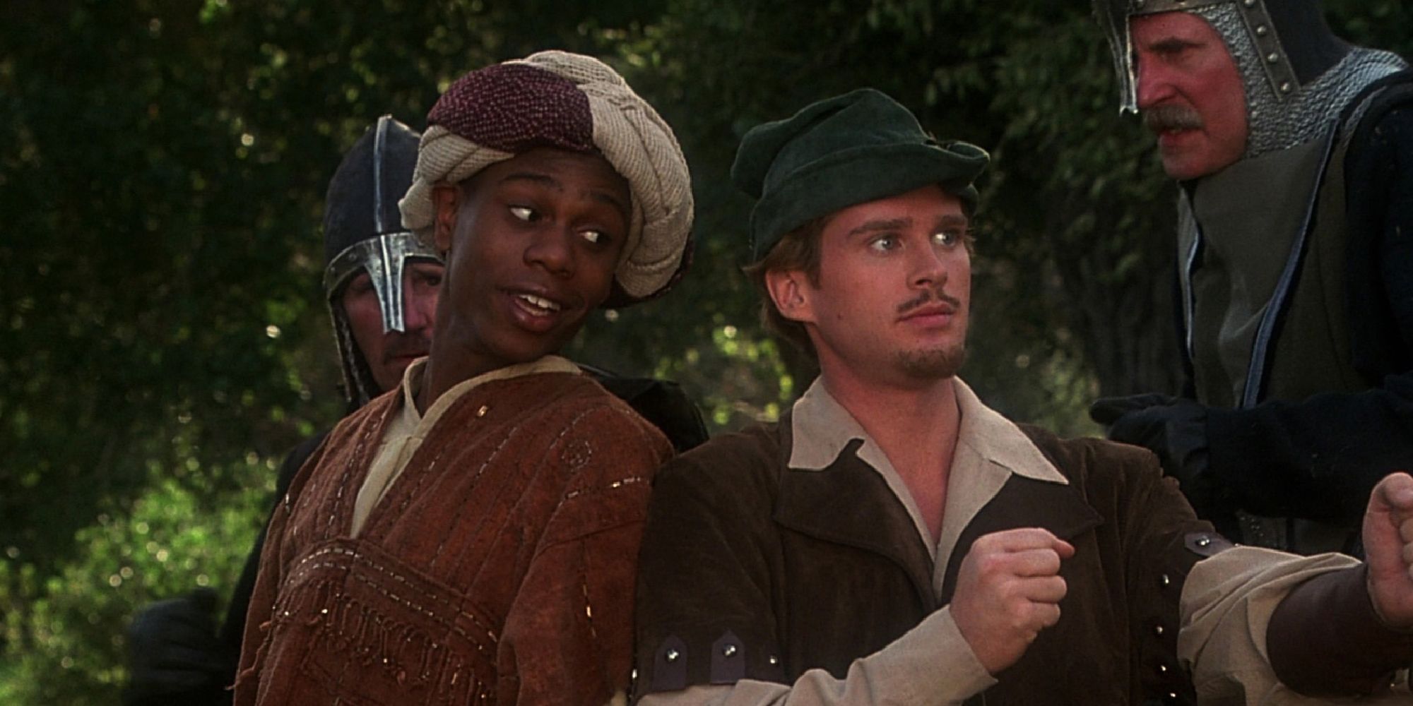 Dave Chappelle and Cary Elwes in Robin Hood