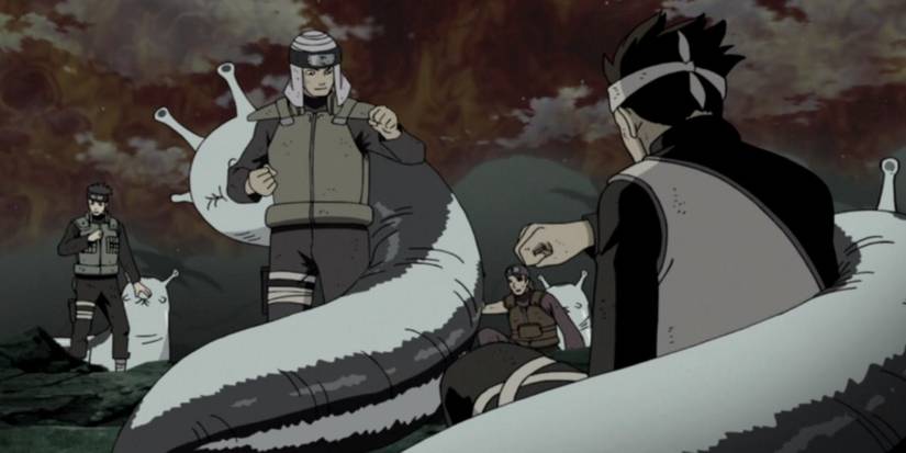 Sakura summons Katsuyu