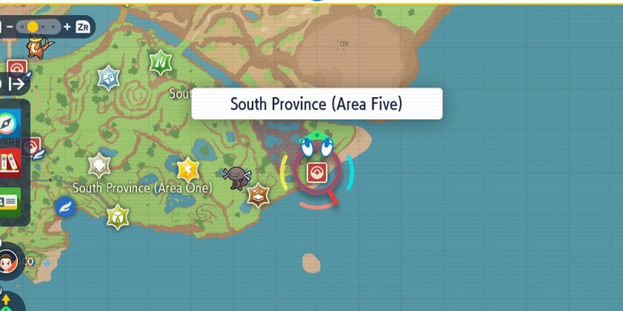 Screenshot Of South Province Area Five In Pokemon Scarlet & Violet