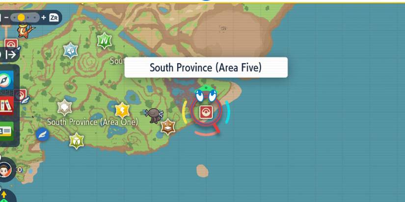 Screenshot Of South Province Area Five In Pokemon Scarlet & Violet