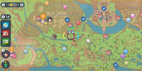 Screenshot Of South Province In Pokemon Scarlet & Violet
