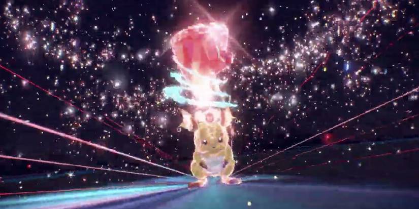 Screenshot Of Tera Type Raichu In Pokemon Scarlet & Violet