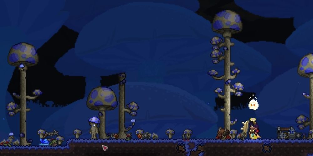 Terraria, Glowing Mushroom 