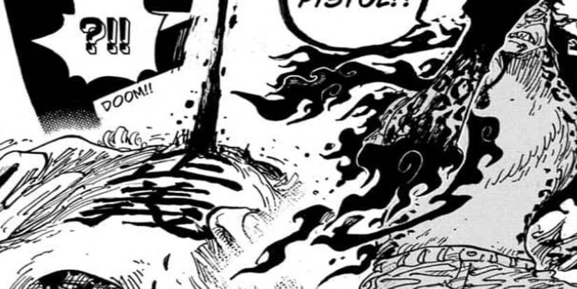 sentomaru attacked by rob lucci one piece 1069
