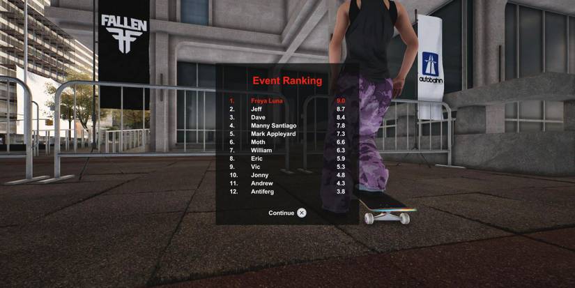 Session Skate Sim Contest Results