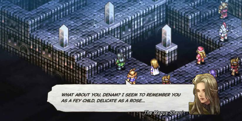 Meeting the shaman Sherri in Tactics Ogre Reborn