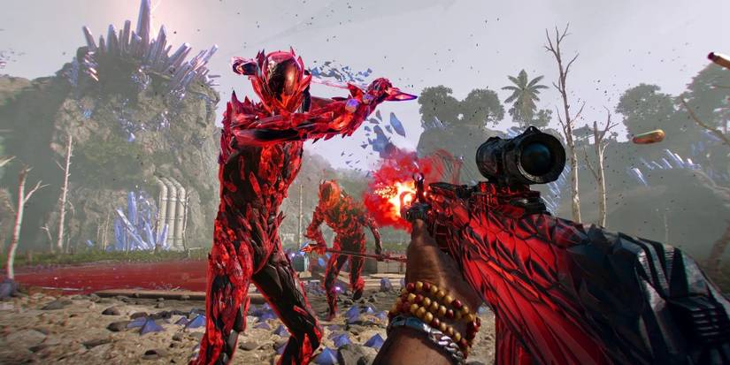 Far Cry 6: Lost Between Worlds Shooting Red Shardfaces