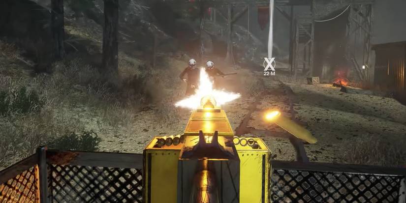 Choo-Choo Charles Shooting Warren's Goons