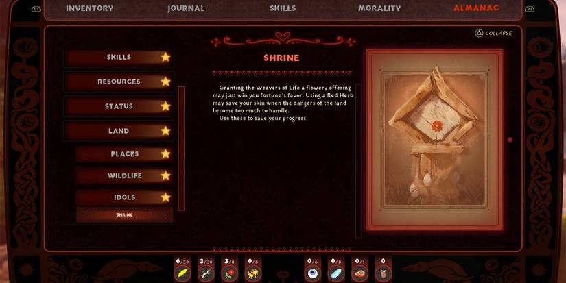 shrine description in blacktail